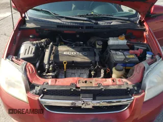 2010 Chevrolet Aveo 1LT with VIN KL1TD5DEXAB118316, listed as a Copart auction lot 58219795 with 63,305 mi miles and Salvage title. Bid and sale history available at DreamBid. Image 11.
