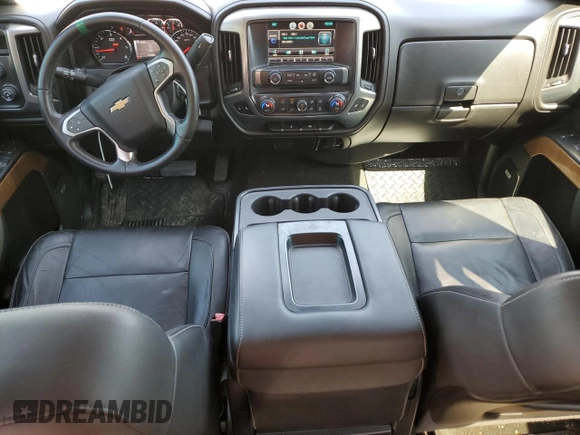 2014 Chevrolet Silverado 1500 LTZ with VIN 3GCUKSEC5EG211708, listed as a Copart auction lot 46094635 with 112,980 mi miles and Salvage Title. Bid and sale history available at DreamBid. Image 8.