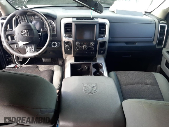 2015 Ram 1500 Big Horn with VIN 1C6RR6GMXFS614390, listed as a Copart auction lot 60697043 with 91,070 mi miles. Bid and sale history available at carsss.com. Image 8.