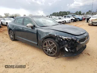 2022 Kia Stinger GT1 with VIN KNAE45LC1N6109985, listed as a Copart auction lot 48820235 with 42,012 mi miles and Salvage Title. Bid and sale history available at DreamBid. Image 4.