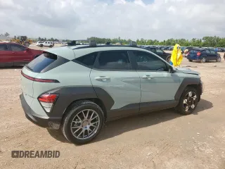 2024 Hyundai Kona SEL с VIN KM8HB3ABXRU056625, выставлен на аукционе Copart как лот 60072105 с пробегом 30 214 миль миль и Списание • Salvage title. История ставок и продаж доступна на DreamBid. Изображение 3.