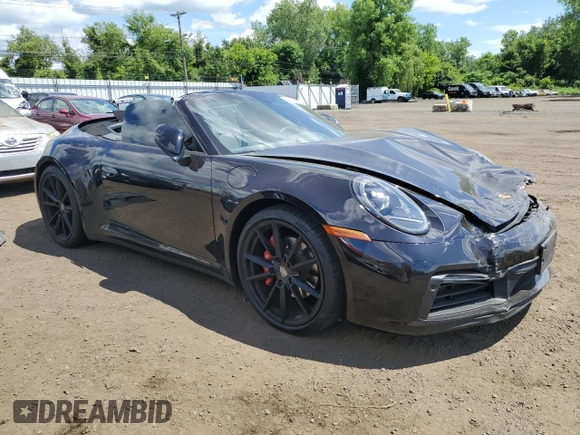 2020 Porsche 911 991 Carrera with VIN WP0CA2A93LS251090, listed as a Copart auction lot 58562784 with 31,839 mi miles and Salvage Title. Bid and sale history available at carsss.com. Image 4.