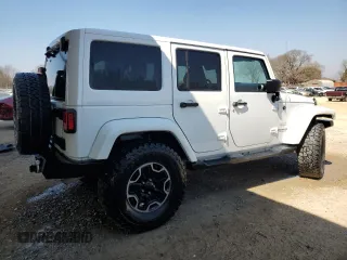 2015 Jeep Wrangler Unlimited Sahara with VIN 1C4BJWEG2FL561032, listed as a Copart auction lot 48885885 with 92,073 mi miles and Salvage Title. Bid and sale history available at carsss.com. Image 3.