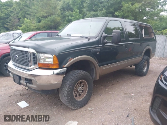 2001 Ford Excursion Limited z VIN 1FMSU43FX1EA39618, wystawiony jako IAAI lot #42519412 z przebiegiem 240 439 mil mil oraz . Historia ofert i sprzedaży dostępna na DreamBid. Obrazek 2.