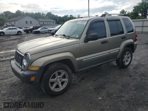 2006 Jeep Liberty Limited z VIN 1J4GL58K96W237675, wystawiony jako Copart lot #61155635 z przebiegiem 121 285 mil mil oraz Szkoda całkowita • Salvage title. Historia ofert i sprzedaży dostępna na DreamBid. Obrazek 1.