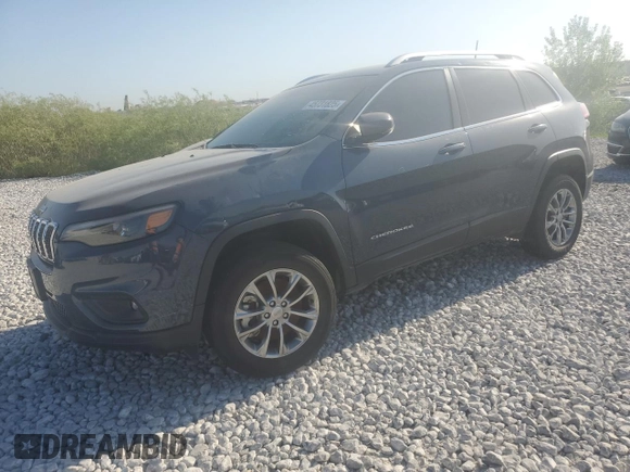 2021 Jeep Cherokee Latitude Lux z VIN 1C4PJMMX9MD106584, wystawiony jako Copart lot #45731825 z przebiegiem 50 111 mil mil oraz Szkoda całkowita • Salvage title. Historia ofert i sprzedaży dostępna na DreamBid. Obrazek 1.