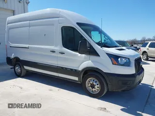 2023 Ford Transit Cargo with VIN 1FTBR2X86PKA51393, listed as a IAAI auction lot 41769269 with 91,032 mi miles and . Bid and sale history available at DreamBid. Image 1.