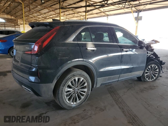 2024 Cadillac XT4 AWD Premium Luxury with VIN 1GYFZDR47RF153590, listed as a Copart auction lot 42846045 with 2,261 mi miles and Salvage title. Bid and sale history available at DreamBid. Image 3.