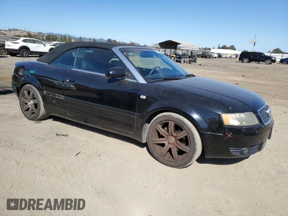 2004 Audi A4 1.8T with VIN WAUAC48H84K012238, listed as a Copart auction lot 70497434 with 106,292 mi miles and Salvage Title. Bid and sale history available at carsss.com. Image 4.