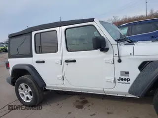 2022 Jeep Wrangler Unlimited Sport with VIN 1C4HJXDG9NW195083, listed as a IAAI auction lot 41515229 with 44,445 mi miles and . Bid and sale history available at DreamBid. Image 13.