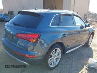 2018 Audi Q5 Prestige with VIN WA1CNAFY9J2126343, listed as a IAAI auction lot 41171845 with 50,518 mi miles. Bid and sale history available at carsss.com. Image 4.