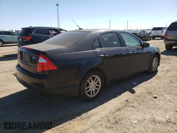 2011 Ford Fusion S with VIN 3FAHP0GA5BR172675, listed as a Copart auction lot 64080102 with 184,222 mi miles and Clean Title. Bid and sale history available at carsss.com. Image 3.