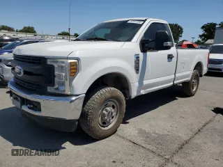 2019 Ford F-250 XL with VIN 1FTBF2A61KED12145, listed as a Copart auction lot 63007095 with 107,594 mi miles and Salvage title. Bid and sale history available at DreamBid. Image 1.
