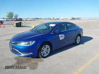 2015 Chrysler 200 Limited with VIN 1C3CCCAB8FN697293, listed as a IAAI auction lot 42198434 with 129,912 mi miles and . Bid and sale history available at DreamBid. Image 2.