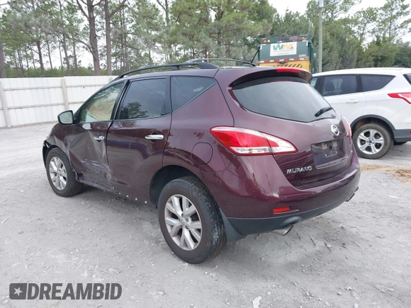 2014 Nissan Murano SV with VIN JN8AZ1MU3EW414539, listed as a IAAI auction lot 40769275 with 94,217 mi miles and . Bid and sale history available at carsss.com. Image 3.