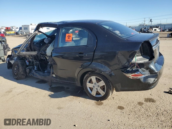 2011 Chevrolet Aveo 1LT z VIN KL1TD5DE3BB257379, wystawiony jako Copart lot #46844885 z przebiegiem Nie podano mil oraz Szkoda całkowita • Salvage title. Historia ofert i sprzedaży dostępna na DreamBid. Obrazek 2.