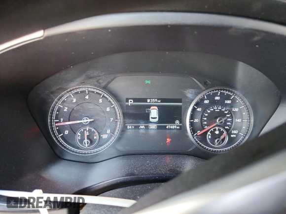 2021 Hyundai Santa Fe SE with VIN 5NMS14AJ0MH364140, listed as a Copart auction lot 59437125 with 47,489 mi miles and Non repairable. Bid and sale history available at DreamBid. Image 9.