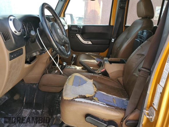 2014 Jeep Wrangler Unlimited Rubicon X with VIN 1C4HJWFGXEL167737, listed as a Copart auction lot 77240414 with 97,721 mi miles and Non repairable. Bid and sale history available at DreamBid. Image 7.
