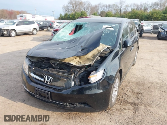 2015 Honda Odyssey EX-L z VIN 5FNRL5H60FB085047, wystawiony jako IAAI lot #42045345 z przebiegiem 180 323 mil mil oraz . Historia ofert i sprzedaży dostępna na DreamBid. Obrazek 17.