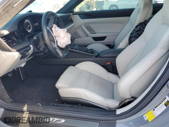 2024 Porsche 911 GT3 with VIN WP0AC2A90RS263286, listed as a Copart auction lot 51160205 with 5,735 mi miles and Salvage Title. Bid and sale history available at carsss.com. Image 7.