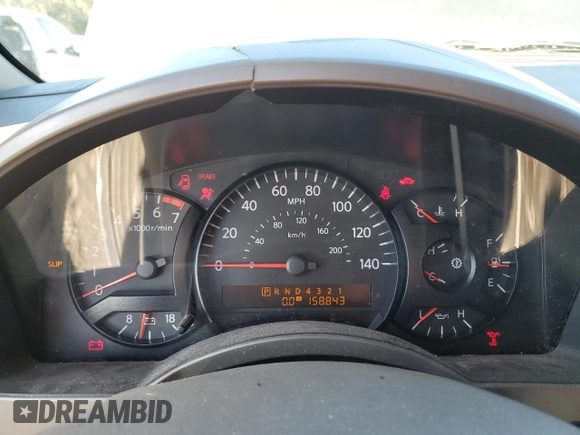2007 Nissan Titan XE with VIN 1N6BA07A17N243282, listed as a Copart auction lot 41391925 with 158,843 mi miles and Salvage Title. Bid and sale history available at carsss.com. Image 9.