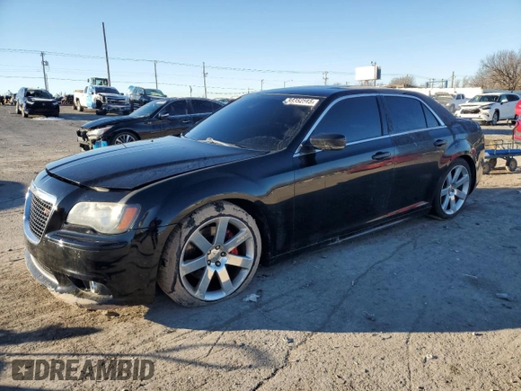 2012 Chrysler 300 SRT8 with VIN 2C3CCAFJ0CH800893, listed as a Copart auction lot 88352515 with 143,381 mi miles and Salvage Title. Bid and sale history available at carsss.com. Image 1.