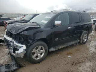 2007 Nissan Armada SE with VIN 5N1AA08C57N710987, listed as a Copart auction lot 45481765 with 185,743 mi miles and Salvage title. Bid and sale history available at DreamBid. Image 1.