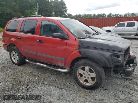 2006 Dodge Durango SLT with VIN 1D4HD48N06F182676, listed as a Copart auction lot 58322735 with Not provided miles and Salvage title. Bid and sale history available at DreamBid. Image 4.
