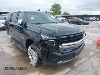 2024 Chevrolet Suburban Premier z VIN 1GNSCFKD9RR214598, wystawiony jako IAAI lot #42201922 z przebiegiem 38 567 mil mil oraz . Historia ofert i sprzedaży dostępna na DreamBid. Obrazek 1.