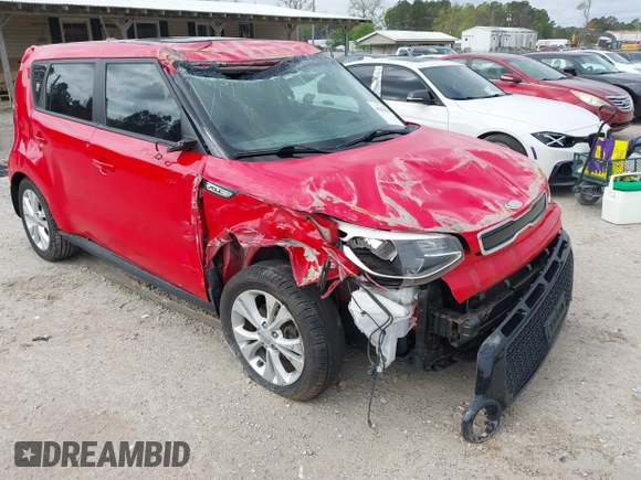 2016 Kia Soul + with VIN KNDJP3A58G7855834, listed as a IAAI auction lot 41894834 with 121,980 mi miles. Bid and sale history available at carsss.com. Image 6.