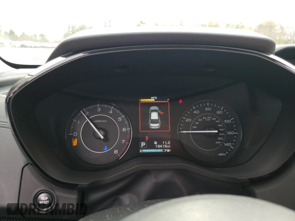2023 Subaru Impreza with VIN 4S3GKAB61P3602222, listed as a Copart auction lot 78674434 with 19,416 mi miles and Salvage title. Bid and sale history available at DreamBid. Image 9.