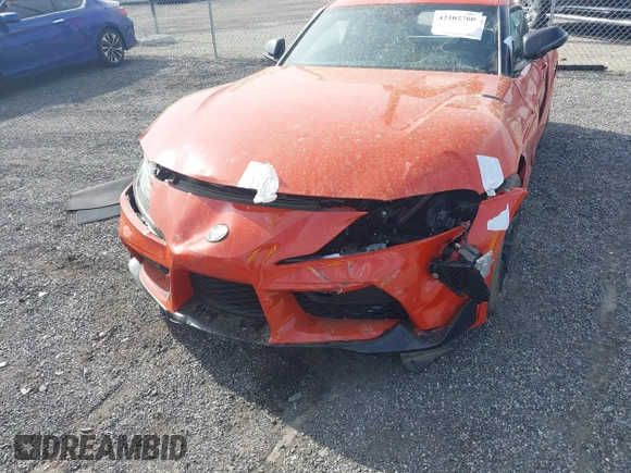 2024 Toyota Supra 3.0 with VIN WZ1DB0G09RW063546, listed as a IAAI auction lot 42102760 with 4,854 mi miles and . Bid and sale history available at DreamBid. Image 6.