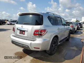 2019 Nissan Armada Platinum z VIN JN8AY2NF5K9352726, wystawiony jako Copart lot #58525505 z przebiegiem 85 383 mil mil oraz Szkoda całkowita • Salvage title. Historia ofert i sprzedaży dostępna na DreamBid. Obrazek 3.