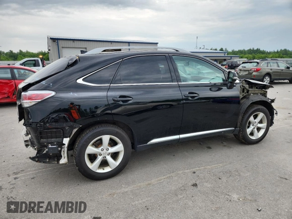 2015 Lexus RX 350 with VIN 2T2BK1BA8FC291596, listed as a Copart auction lot 59483745 with 118,067 mi miles and Salvage title. Bid and sale history available at DreamBid. Image 3.