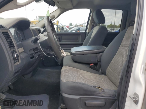 2012 Ram 1500 ST with VIN 1C6RD6FP5CS196777, listed as a Copart auction lot 53887955 with 182,785 mi miles and Clean title. Bid and sale history available at DreamBid. Image 8.