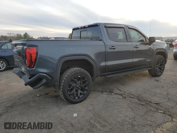 2022 GMC Sierra 1500 Limited AT4 with VIN 1GTP9EEL0NZ137446, listed as a Copart auction lot 82207324 with 23,764 mi miles and Salvage Title. Bid and sale history available at carsss.com. Image 3.