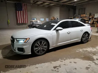 2020 Audi A6 Premium Plus z VIN WAUL2BF21LN066766, wystawiony jako Copart lot #83187604 z przebiegiem 61 636 mil mil oraz Szkoda całkowita • Salvage title. Historia ofert i sprzedaży dostępna na DreamBid. Obrazek 1.
