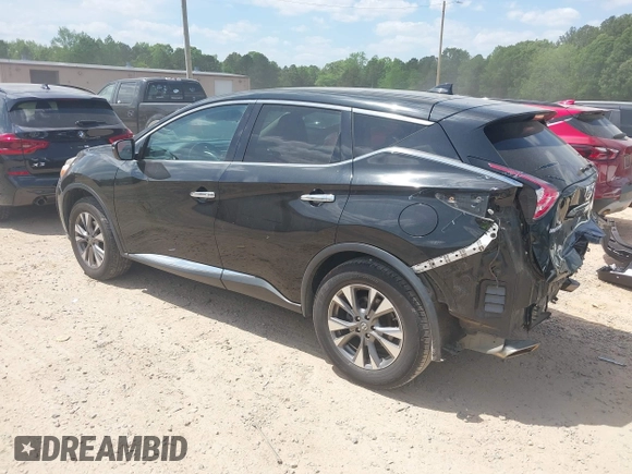 2017 Nissan Murano S with VIN 5N1AZ2MG1HN127136, listed as a IAAI auction lot 42010293 with 183,288 mi miles and . Bid and sale history available at carsss.com. Image 3.