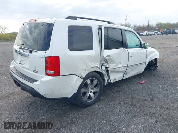 2014 Honda Pilot Touring with VIN 5FNYF4H97EB046879, listed as a IAAI auction lot 42017280 with 167,564 mi miles and . Bid and sale history available at carsss.com. Image 4.
