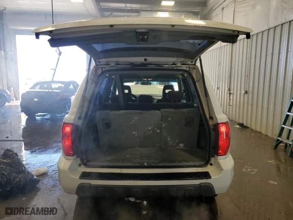 2005 Honda Pilot LX with VIN 2HKYF18175H567563, listed as a Copart auction lot 45208265 with 189,847 mi miles and Non Repairable. Bid and sale history available at carsss.com. Image 6.