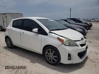 2012 Toyota Yaris L with VIN JTDKTUD36CD523080, listed as a Copart auction lot 77607654 with 134,041 mi miles and Clean Title. Bid and sale history available at carsss.com. Image 1.