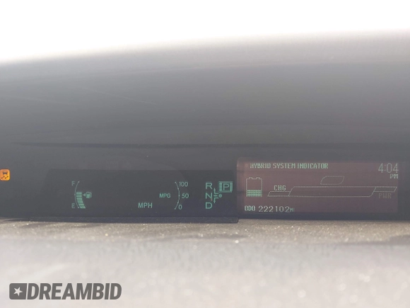 2011 Toyota Prius I with VIN JTDKN3DU3B0266401, listed as a IAAI auction lot 41951276 with 222,102 mi miles and . Bid and sale history available at DreamBid. Image 7.