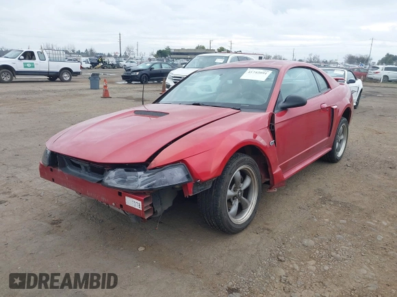 2001 Ford Mustang GT Deluxe with VIN 1FAFP42X51F196027, listed as a IAAI auction lot 41742091 with 178,065 mi miles. Bid and sale history available at carsss.com. Image 2.