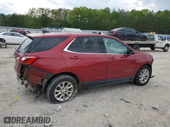 2018 Chevrolet Equinox LT with VIN 3GNAXJEV7JS648642, listed as a Copart auction lot 54579905 with 248,927 mi miles and Salvage Title. Bid and sale history available at carsss.com. Image 3.