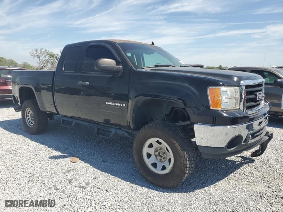 2009 GMC Sierra 1500 SLE with VIN 2GTEK290691118909, listed as a Copart auction lot 48588705 with 0 mi miles and Salvage Title. Bid and sale history available at carsss.com. Image 4.