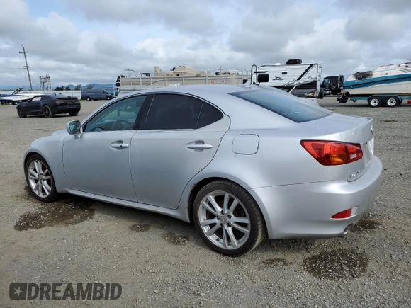 2007 Lexus IS 250 z VIN JTHBK262X72034807, wystawiony jako Copart lot #51349555 z przebiegiem 346 294 mil mil oraz Czysty tytuł • Clean title. Historia ofert i sprzedaży dostępna na DreamBid. Obrazek 2.