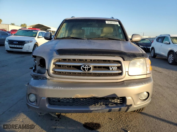 2001 Toyota Sequoia Limited with VIN 5TDBT48A41S001090, listed as a Copart auction lot 87897875 with 241,046 mi miles and Salvage Title. Bid and sale history available at carsss.com. Image 5.