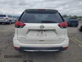 2017 Nissan Rogue SV with VIN KNMAT2MV1HP521146, listed as a Copart auction lot 57666445 with 123,010 mi miles and Salvage title. Bid and sale history available at DreamBid. Image 6.