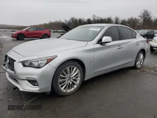 2019 Infiniti Q50 3.0t LUXE with VIN JN1EV7AR2KM558508, listed as a Copart auction lot 51621555 with 86,162 mi miles and Salvage Title. Bid and sale history available at carsss.com. Image 1.