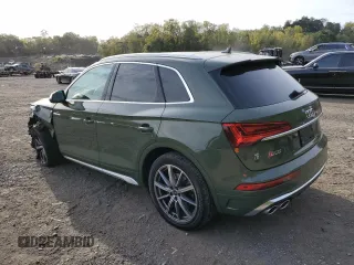 2023 Audi SQ5 Premium Plus with VIN WA1B4AFYXP2017560, listed as a Copart auction lot 72750824 with 14,447 mi miles and Salvage Title. Bid and sale history available at carsss.com. Image 2.